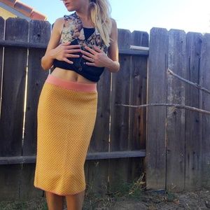 H&M wool pencil skirt